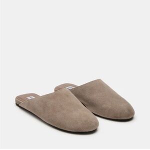 STEVE MADDEN TAUPE MULE GLIMMER SIZE 9